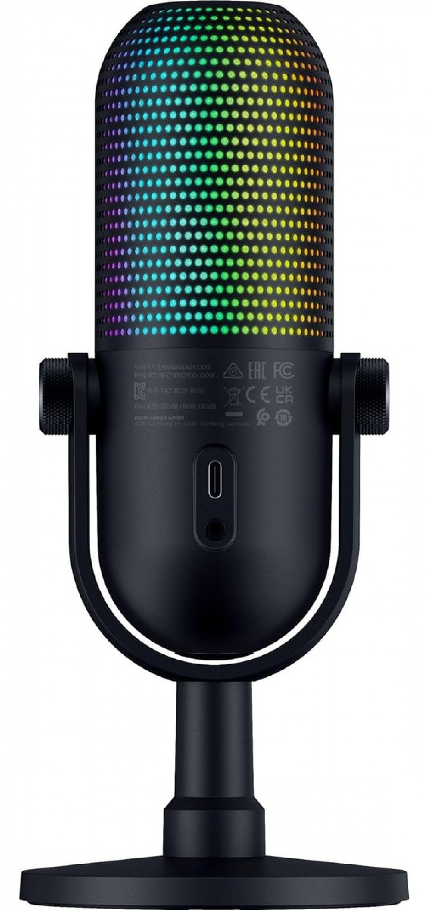 microfono_razer_seiren_v3_chroma_black_rgb_usb_c - Imagen completa 1