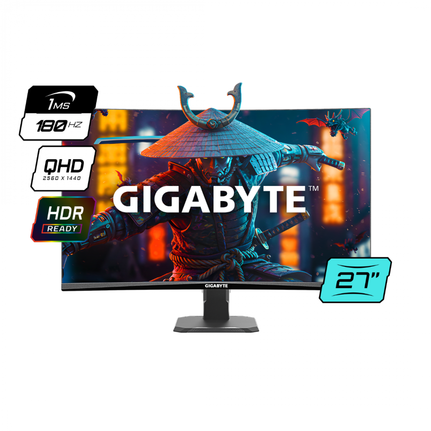 monitor_gamer_gigabyte_27_gs27qca_sa_curvo - Imagen completa 1