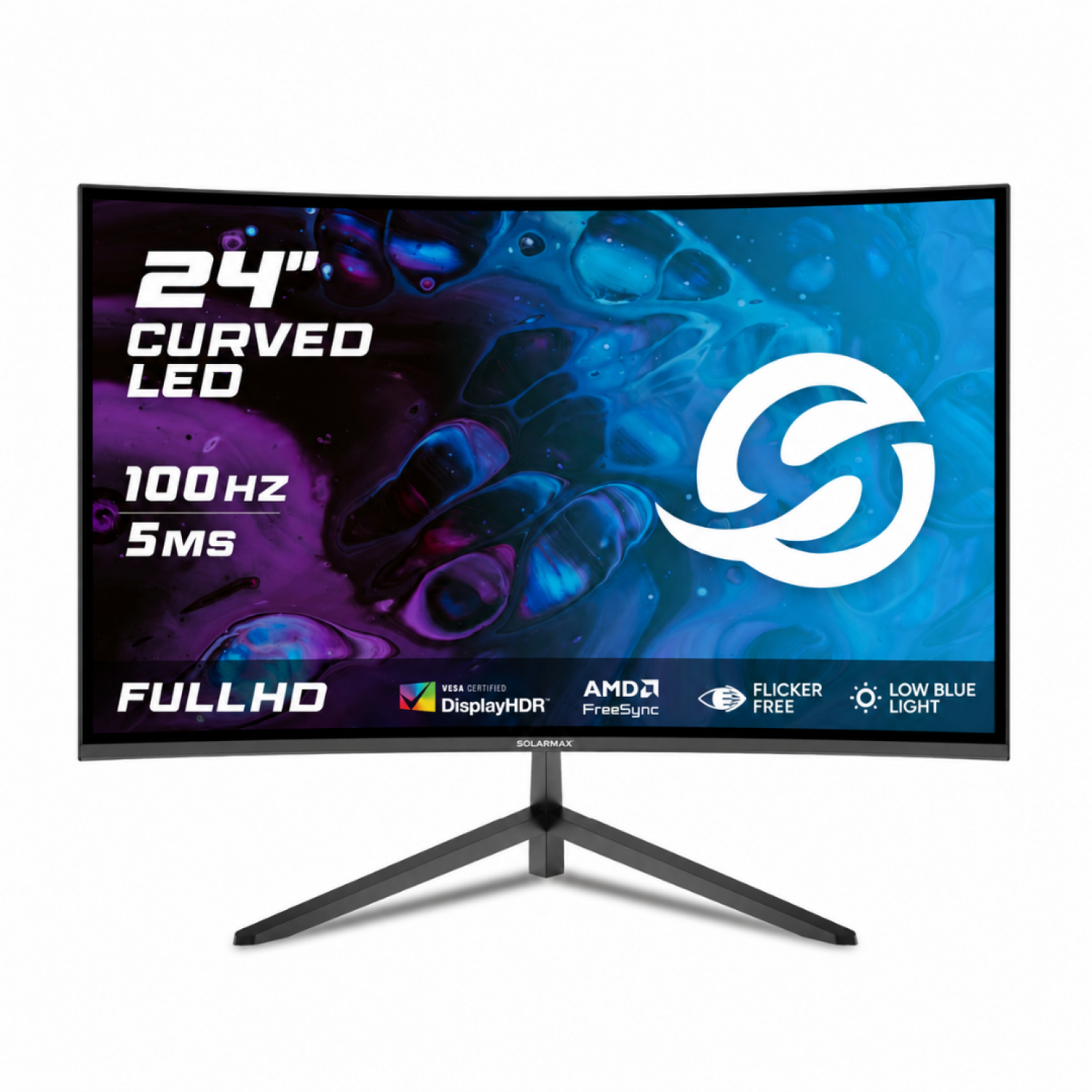 monitor_solarmax_23_8_100_hz_frameless_curvo_slim_fhd_hdmi_vga - Imagen completa 1