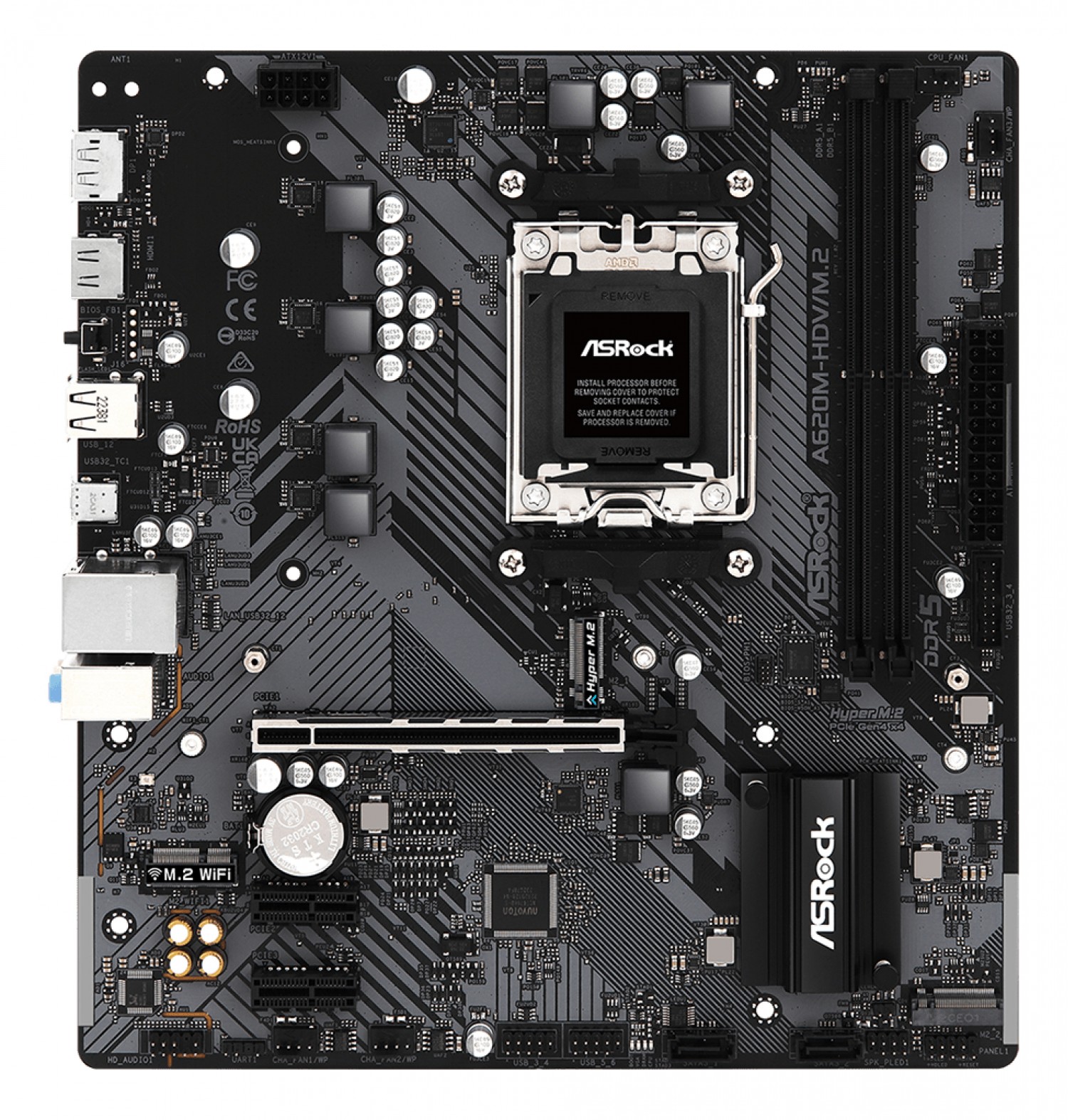 motherboard_asrock_am5_a620m_hdv_m_2_ - Imagen completa 4