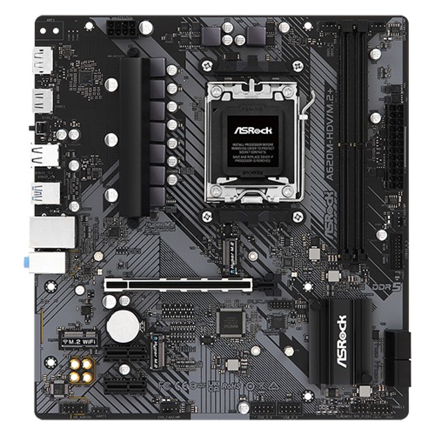 motherboard_asrock_am5_a620m_hdv_m_2 - Imagen completa 4