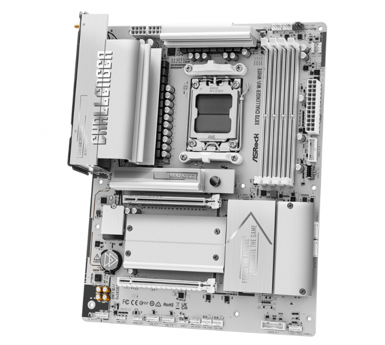 motherboard_asrock_am5_x870_challenger_wifi_white - Imagen 4