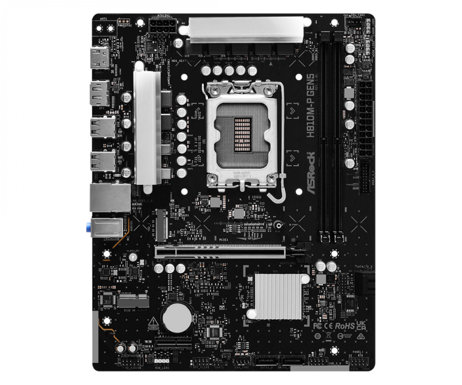 motherboard_asrock_lga1851_h810m_p_gen5_intel - Imagen completa 2