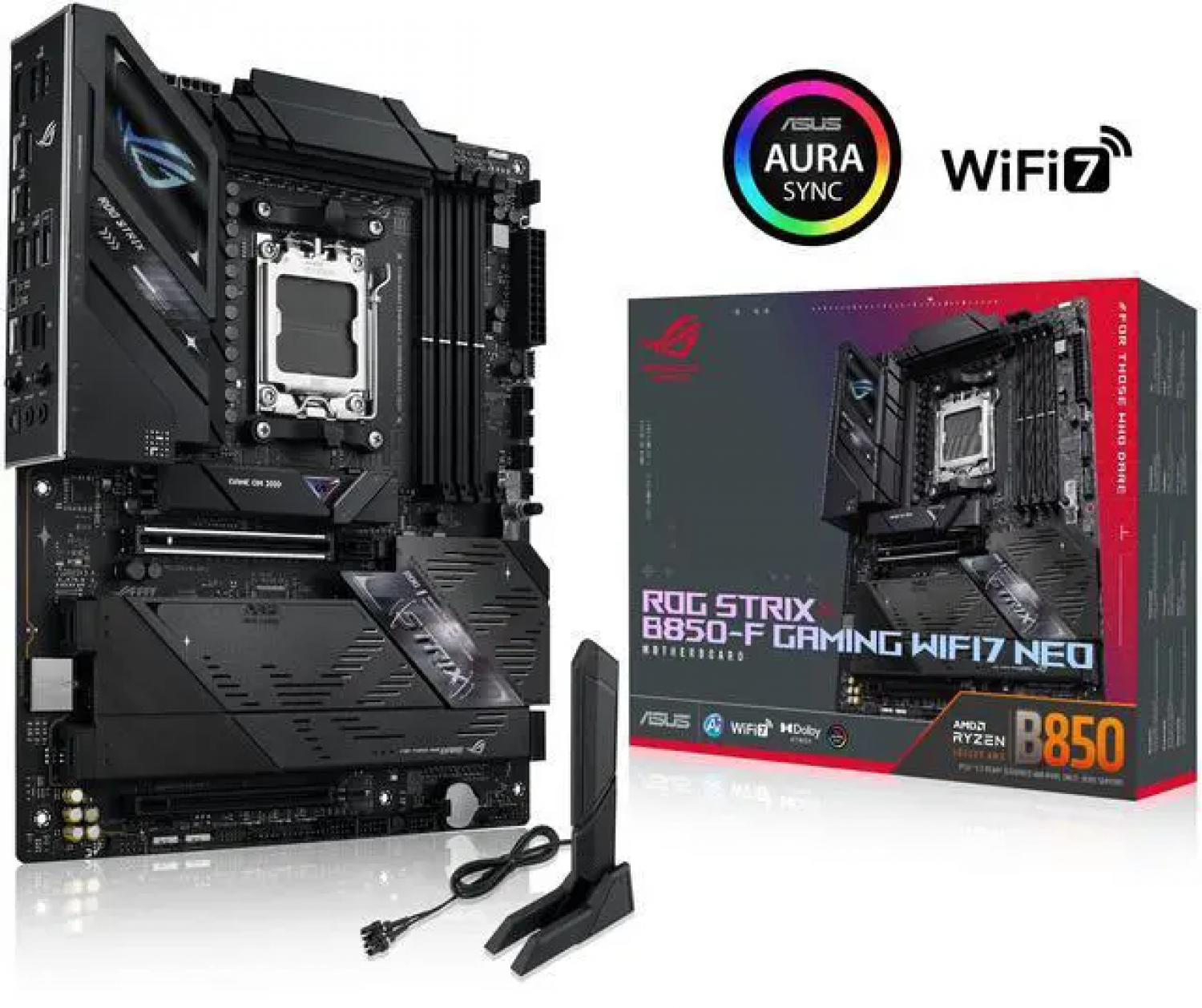 motherboard_asus_am5_rog_strix_b850_f_gaming_wifi7_neo - Imagen completa 1