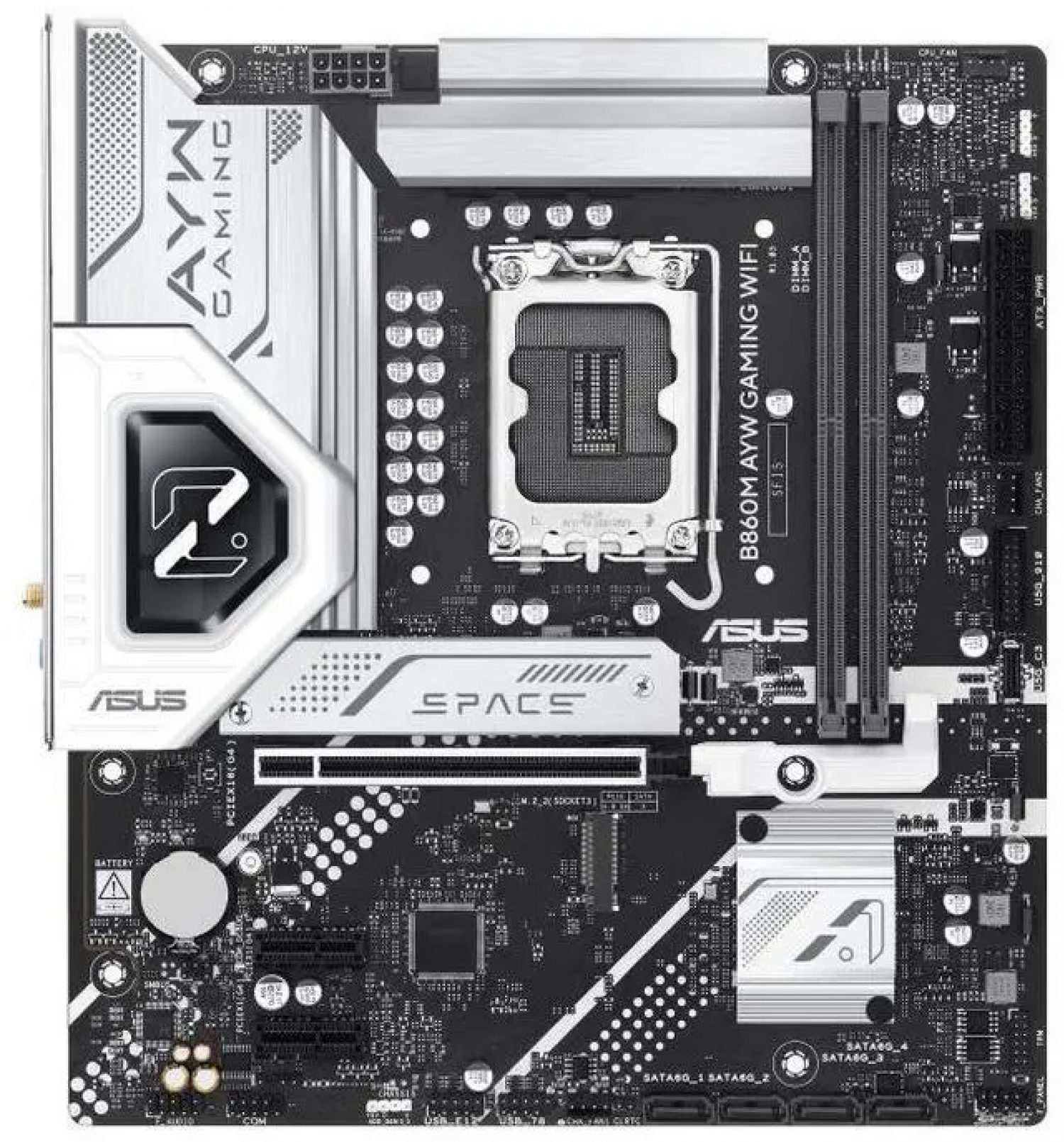 motherboard_asus_lga1851_b860m_ayw_gaming_wifi - Imagen completa 2