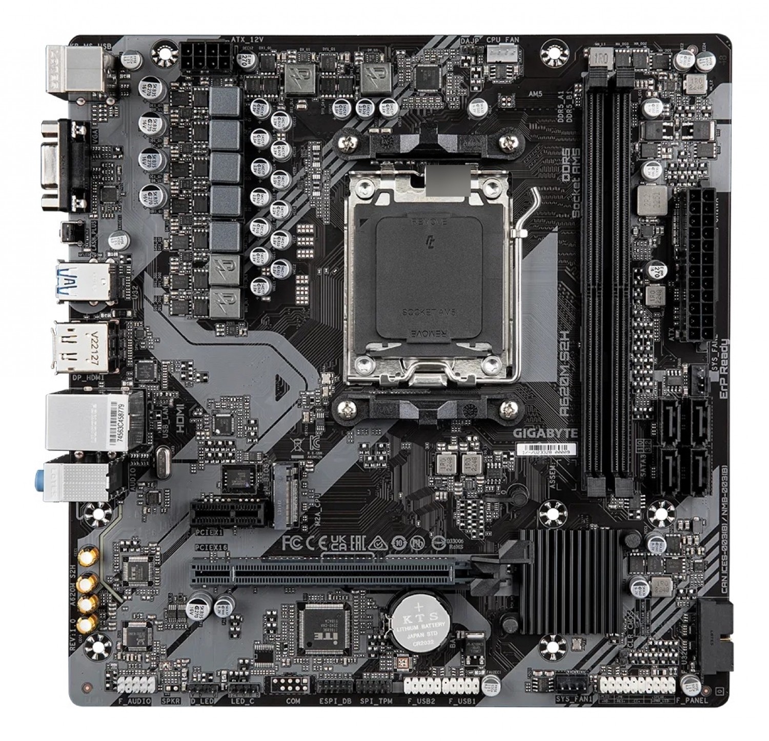 motherboard_gigabyte_am5_a620m_s2h - Imagen completa 2