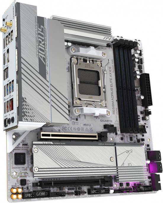 motherboard_gigabyte_am5_b650m_aorus_elite_ax_ice - Imagen 3