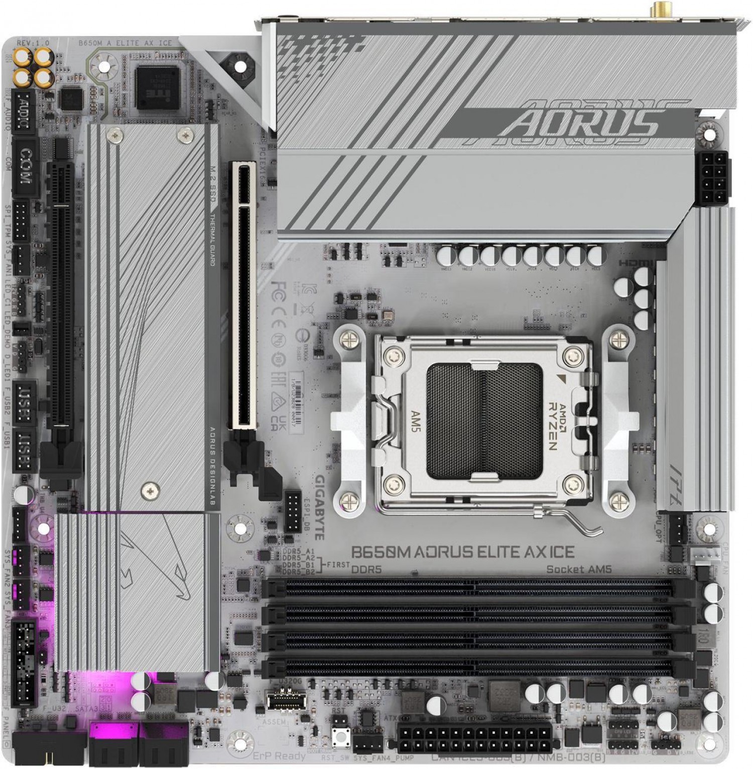 motherboard_gigabyte_am5_b650m_aorus_elite_ax_ice - Imagen completa 5