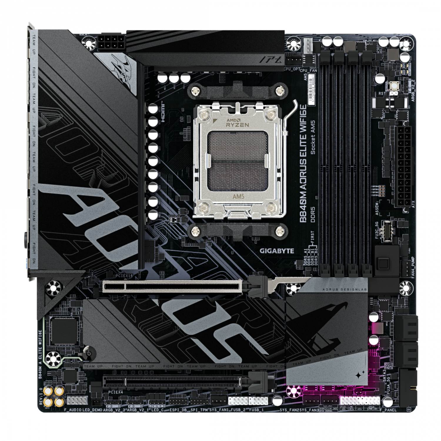 motherboard_gigabyte_am5_b840m_aorus_elite_wifi6e - Imagen completa 2