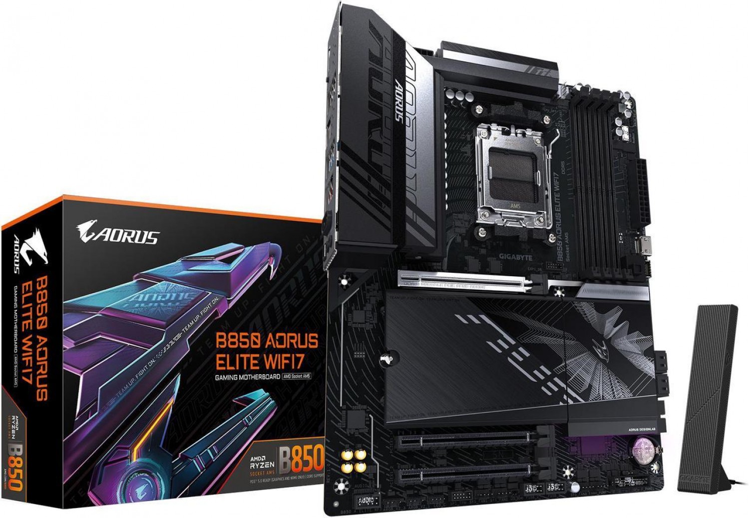motherboard_gigabyte_am5_b850_aorus_elite_wf7 - Imagen completa 1