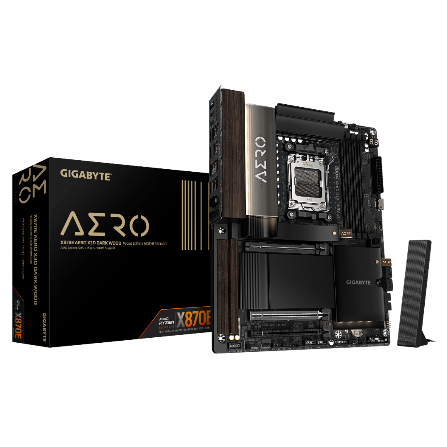 motherboard_gigabyte_am5_x870e_aero_x_dark_wood - Imagen completa 1