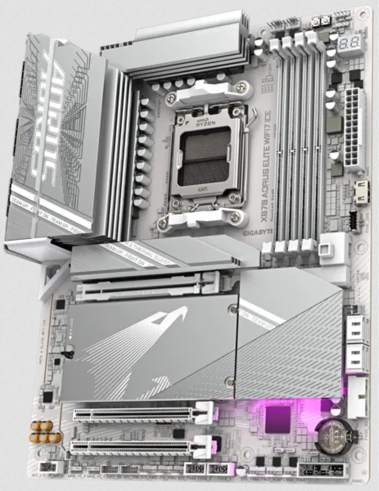 motherboard_gigabyte_am5_x870m_a_elite_wf7_ice - Imagen completa 3