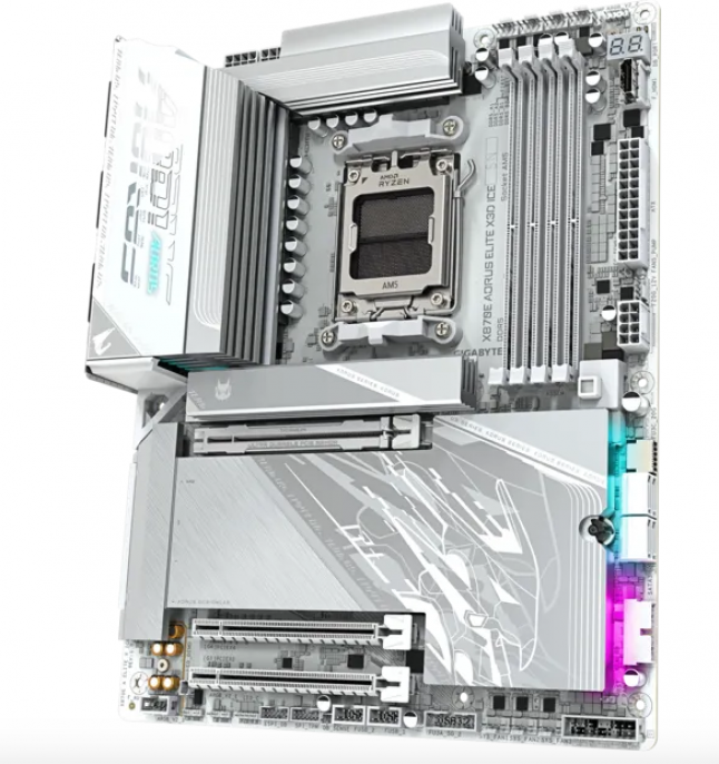 motherboard_gigabyte_amd_am5_x870e_a_elite_x_ice - Imagen 2