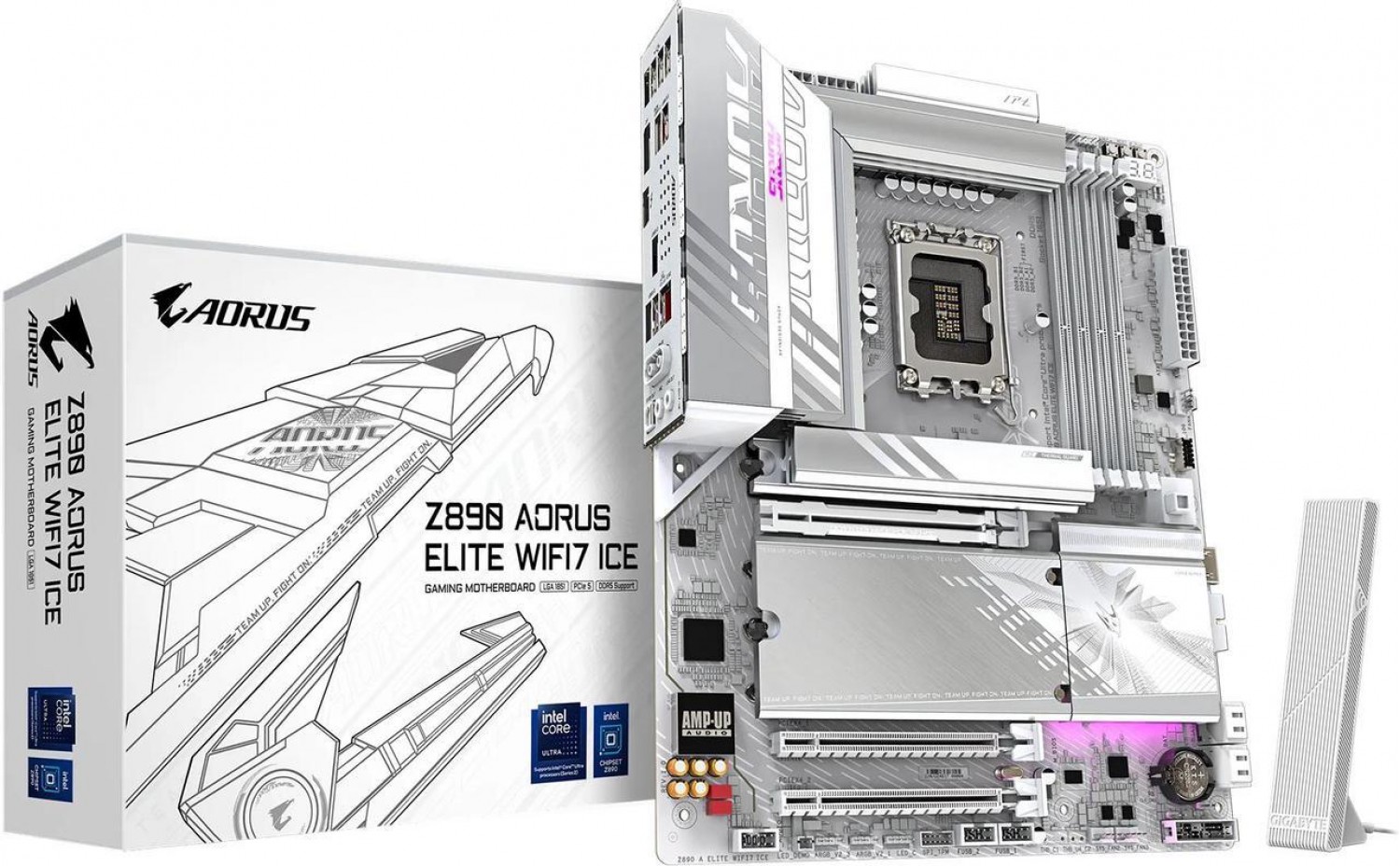 motherboard_gigabyte_lga1851_z890_aorus_elite_wf7_ice - Imagen completa 1