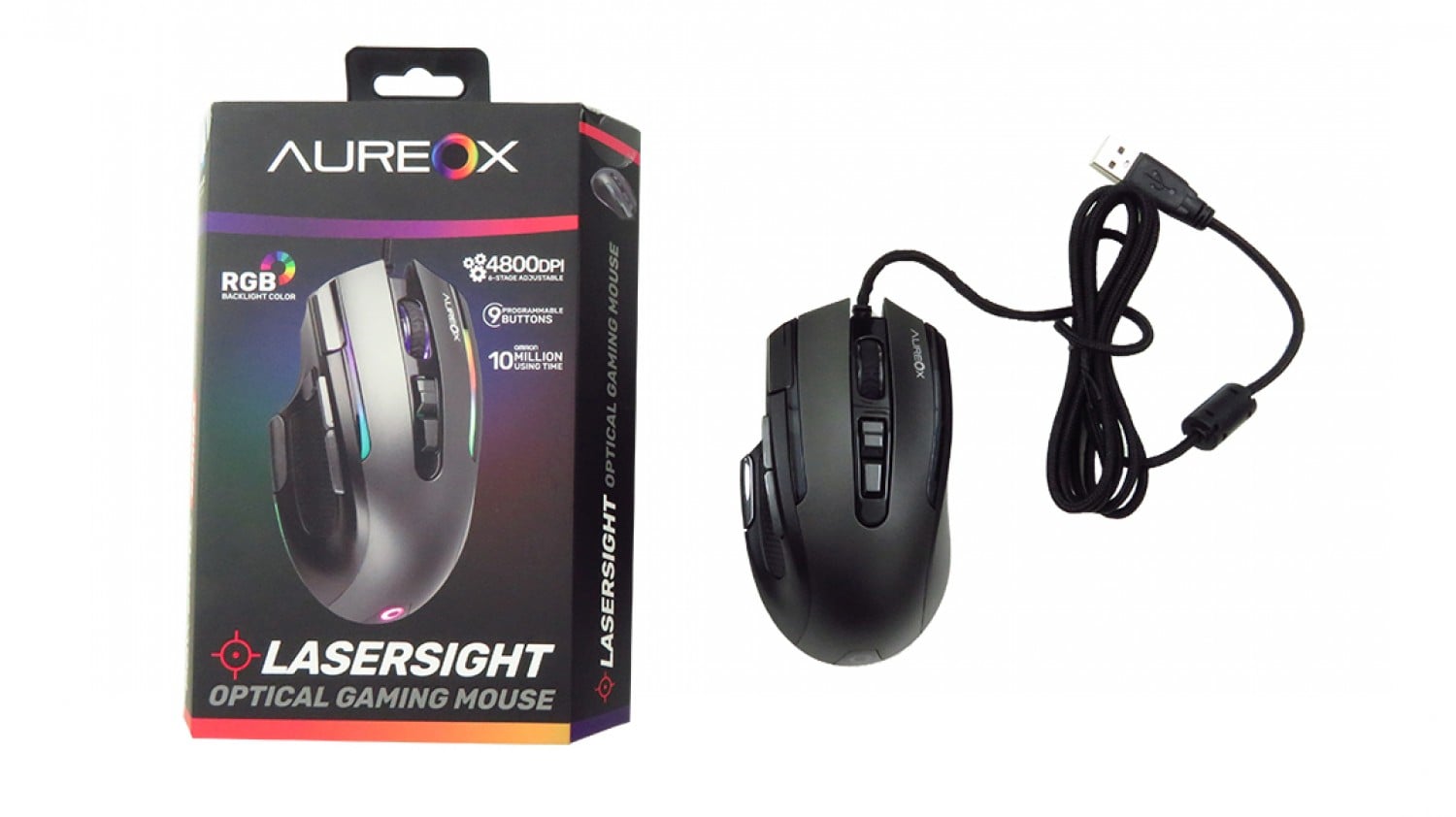 mouse_aureox_lasersight_gaming_gm400 - Imagen completa 1