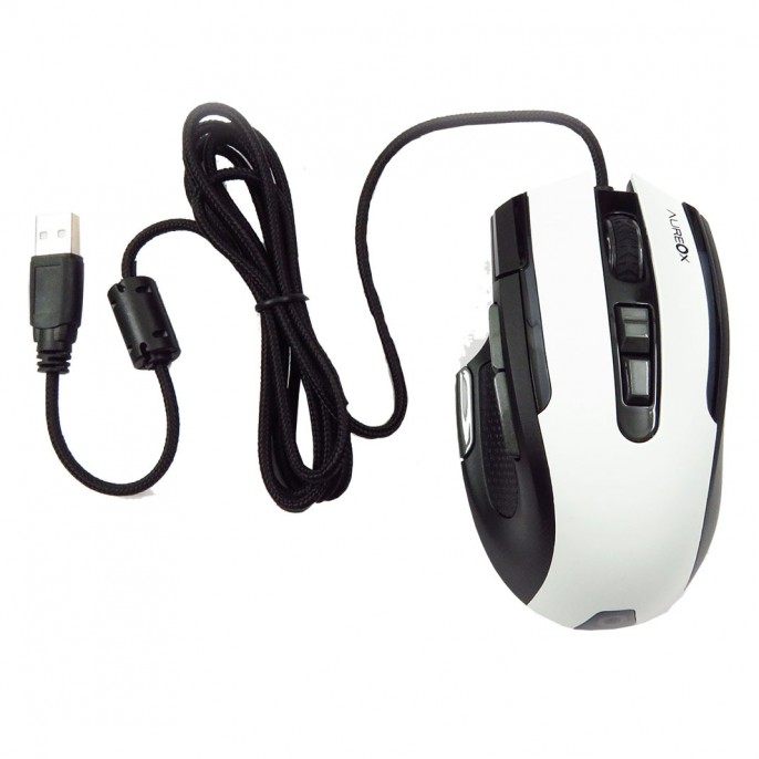 mouse_aureox_lasersight_white_gaming_gm400w_ - Imagen 6