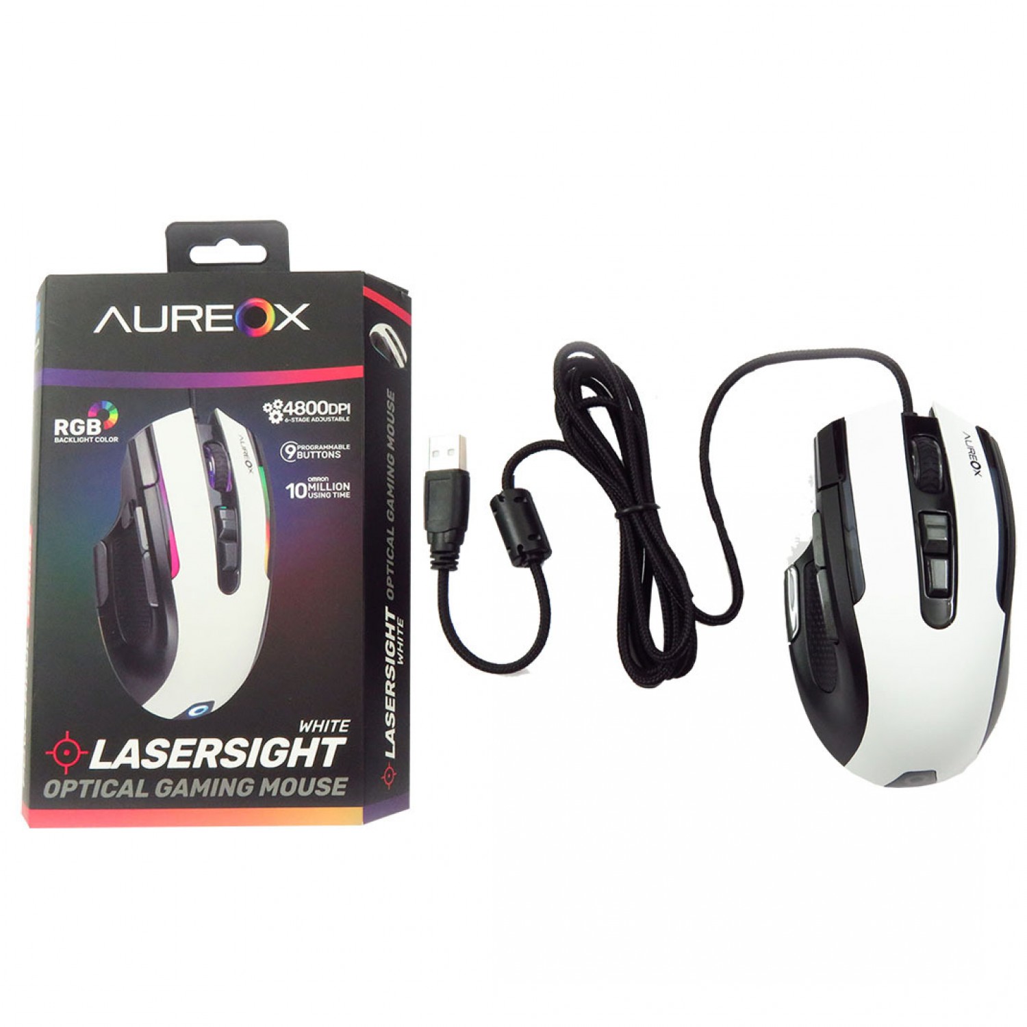 mouse_aureox_lasersight_white_gaming_gm400w_ - Imagen completa 1