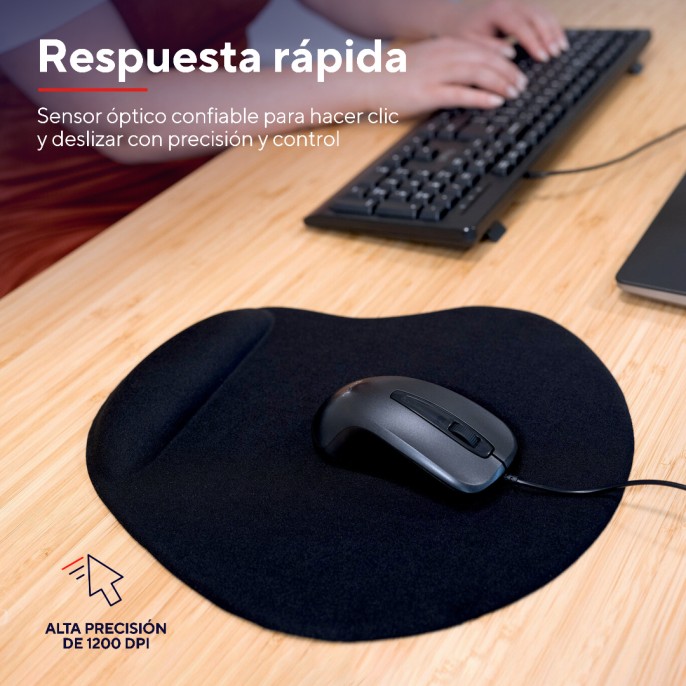 mouse_trust_carve_con_cable_usb_para_oficina_negro - Imagen 4