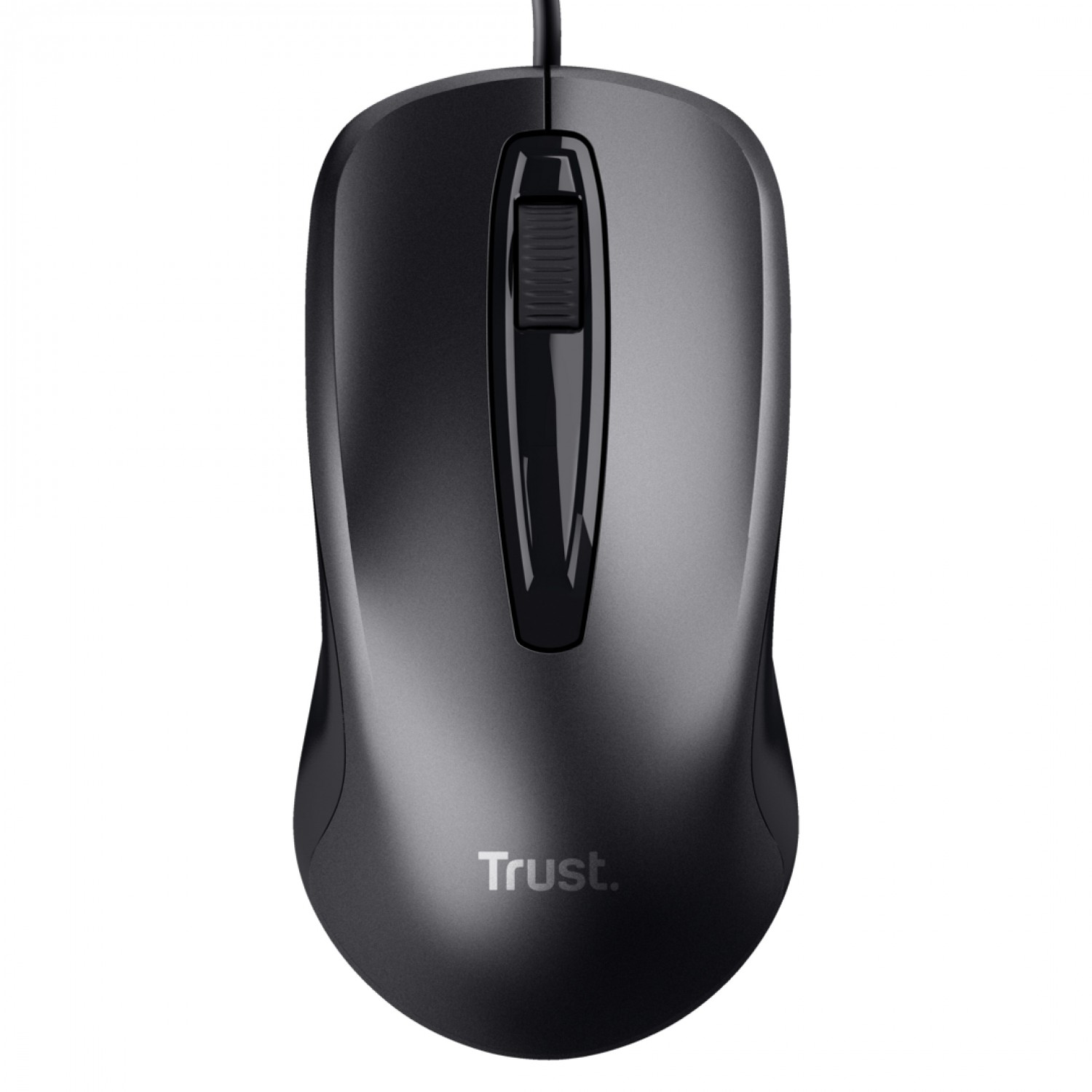 mouse_trust_carve_con_cable_usb_para_oficina_negro - Imagen completa 1