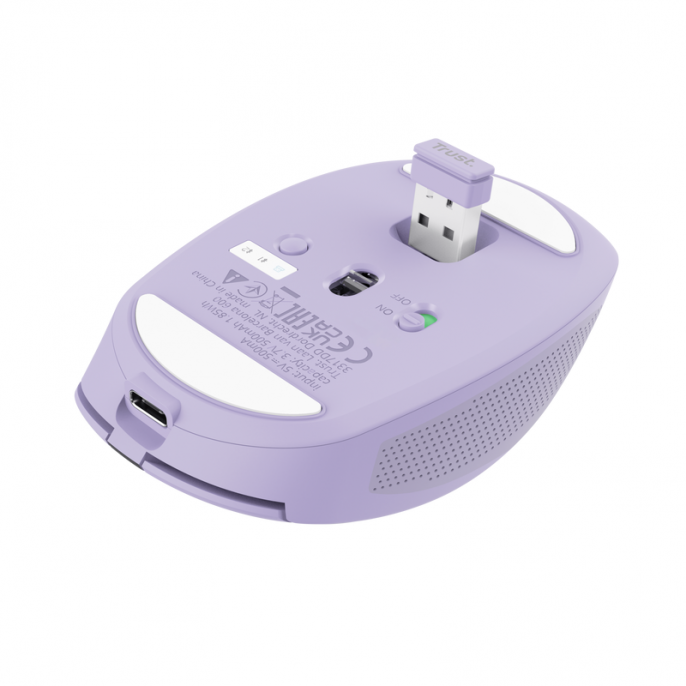 mouse_trust_ozaa_compact_wireless_purple - Imagen 4