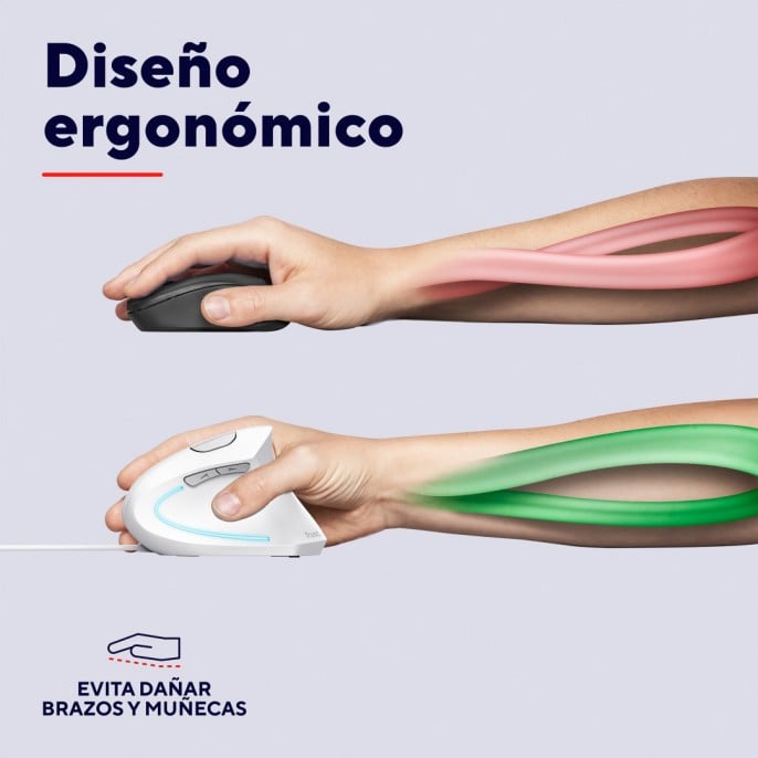 mouse_trust_verto_ergo_vertical_white - Imagen 4