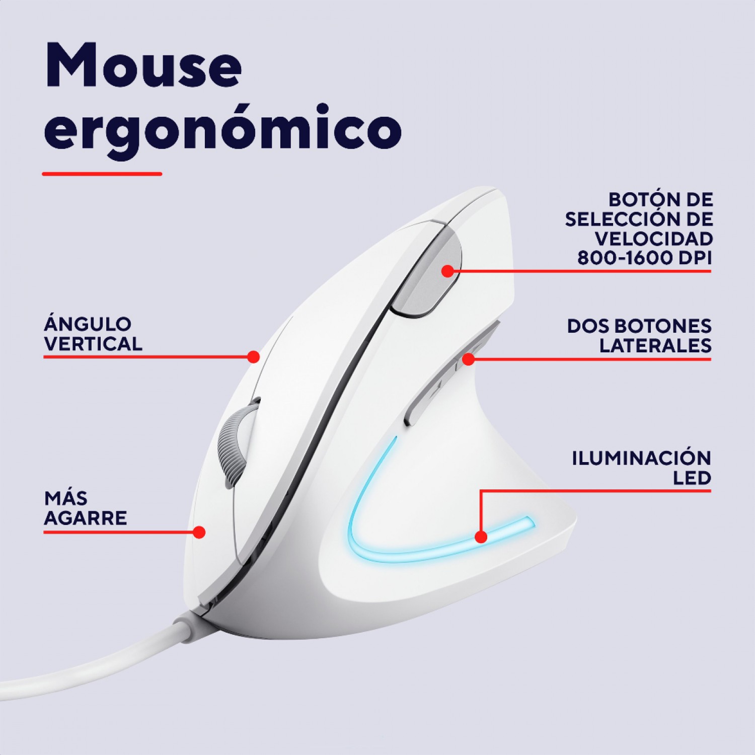 mouse_trust_verto_ergo_vertical_white - Imagen completa 3