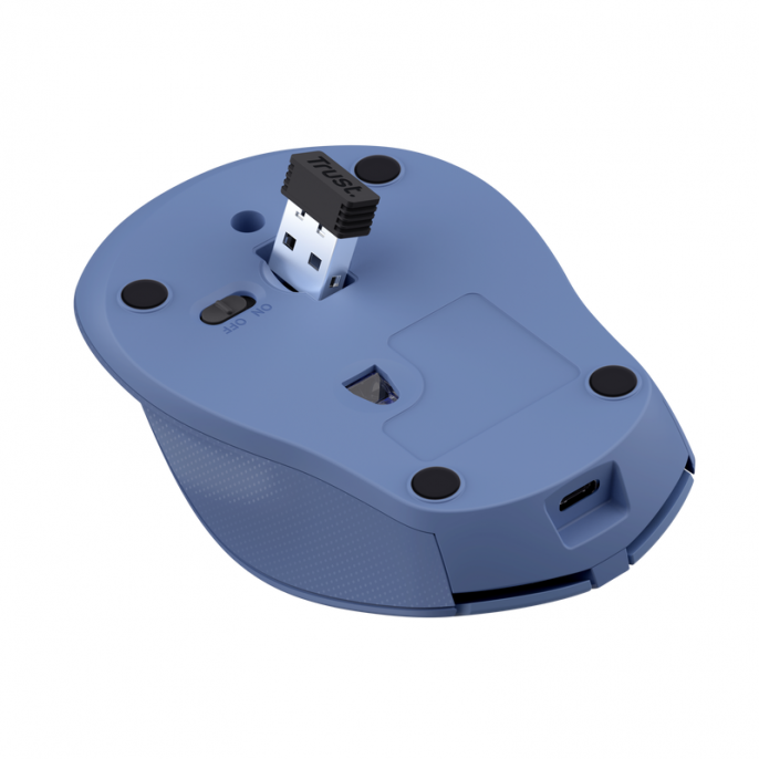 mouse_trust_zaya_wireless_recargable_blue - Imagen 2