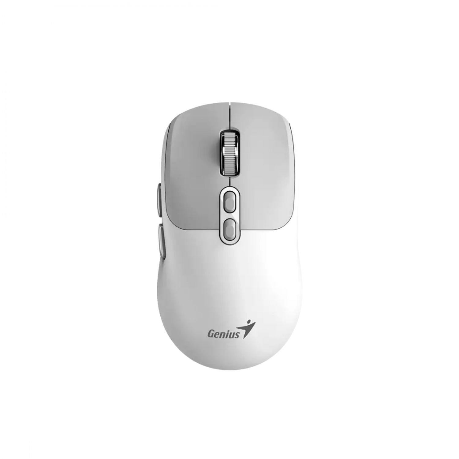 mouse_wireless_genius_nx_8080s_bt_2_4ghz_white_grey - Imagen completa 1