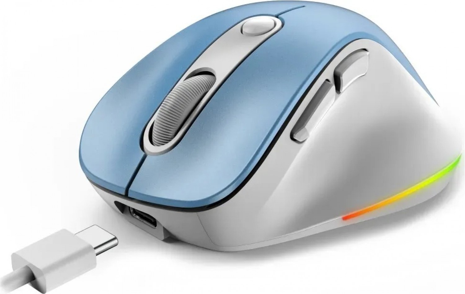 mouse_wireless_mini_genius_ergo_9000s_pro_recargable_blue - Imagen completa 3