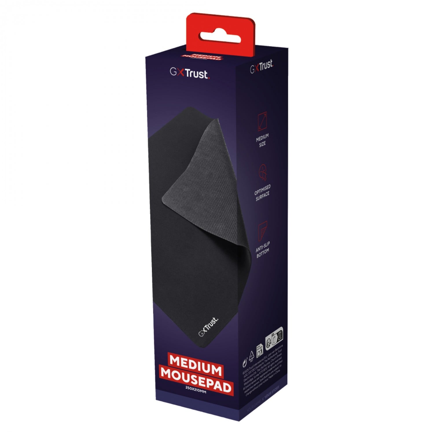 mousepad_gamer_gxtrust_752_optimizado_y_antideslizante_negro - Imagen completa 4