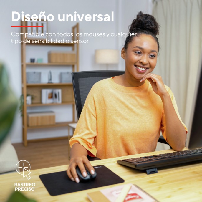mousepad_trust_m_con_superficie_optimizada_y_base_antideslizante_negro - Imagen 3