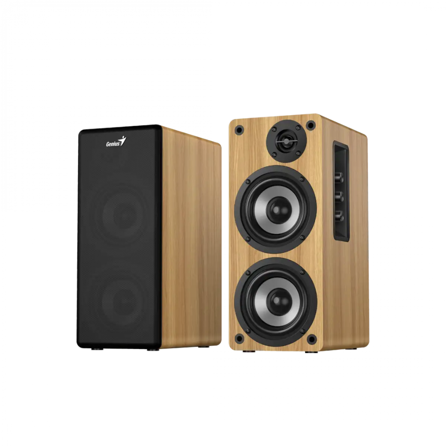parlante_bluetooth_genius_sp_hf1220bt_45w_pine_wood - Imagen completa 1