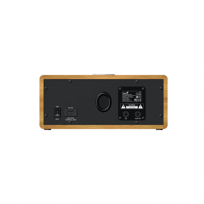 parlante_bluetooth_genius_sp_hf505bt_20w_dark_brown - Imagen 2