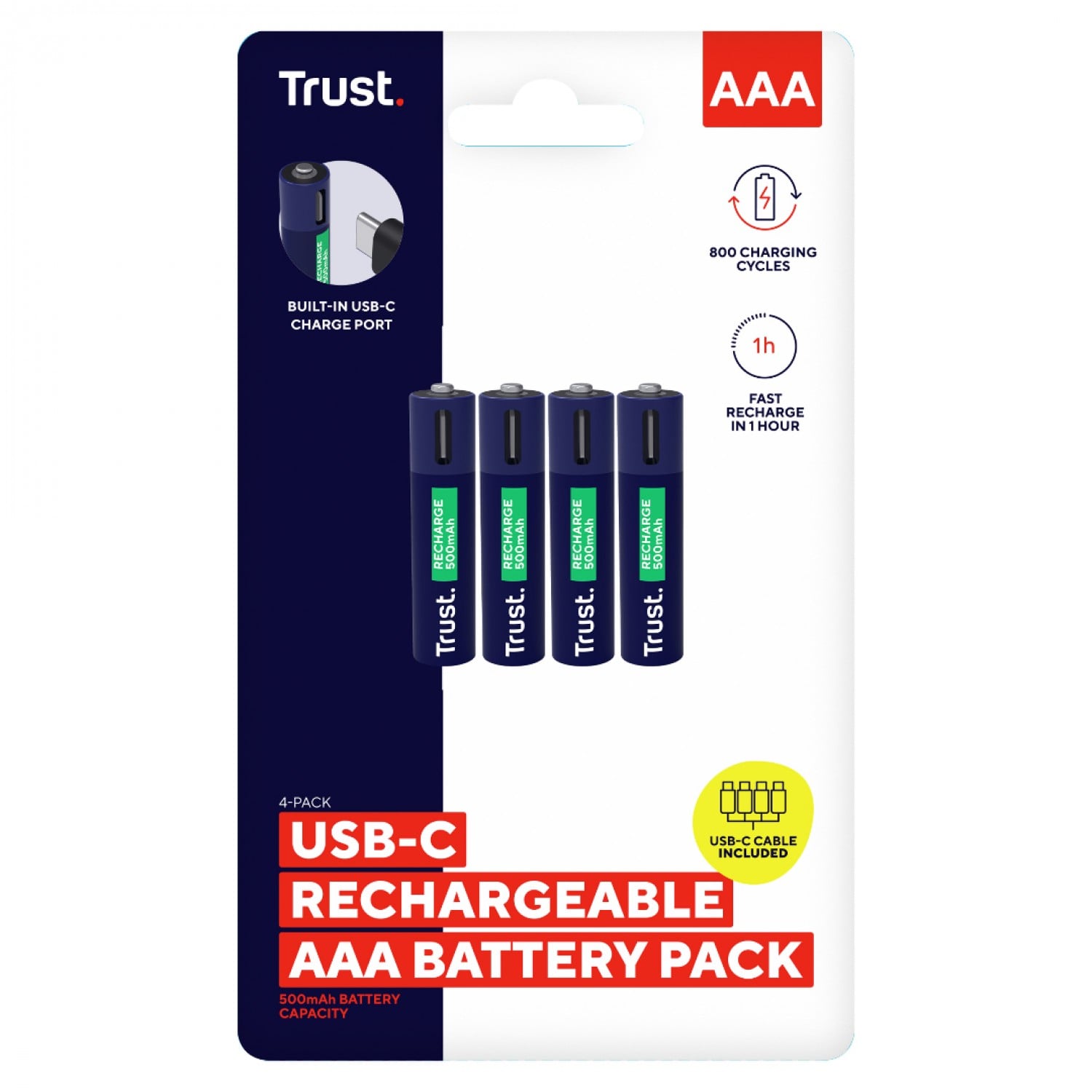 pilas_aaa_recargables_usb_c_trust_x4 - Imagen completa 4
