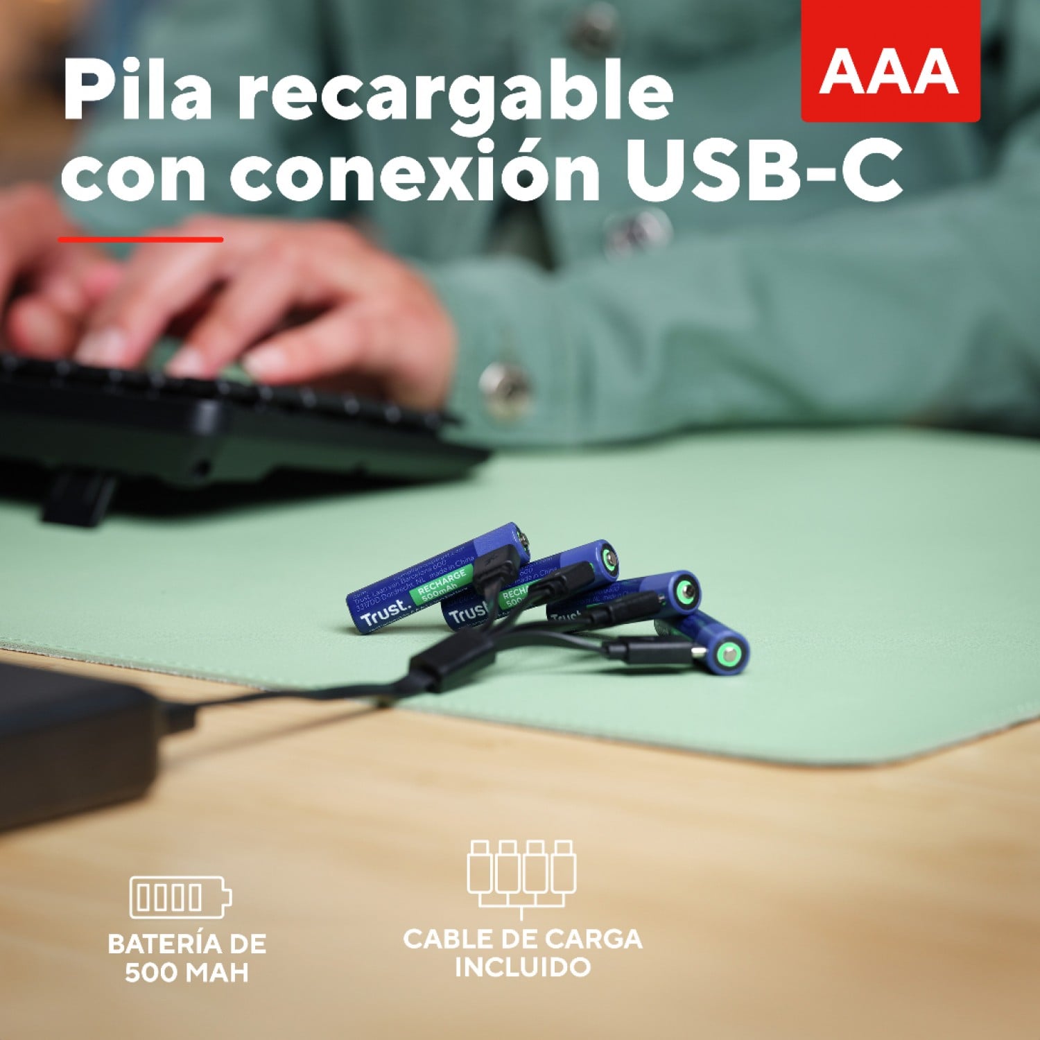 pilas_aaa_recargables_usb_c_trust_x4 - Imagen completa 2
