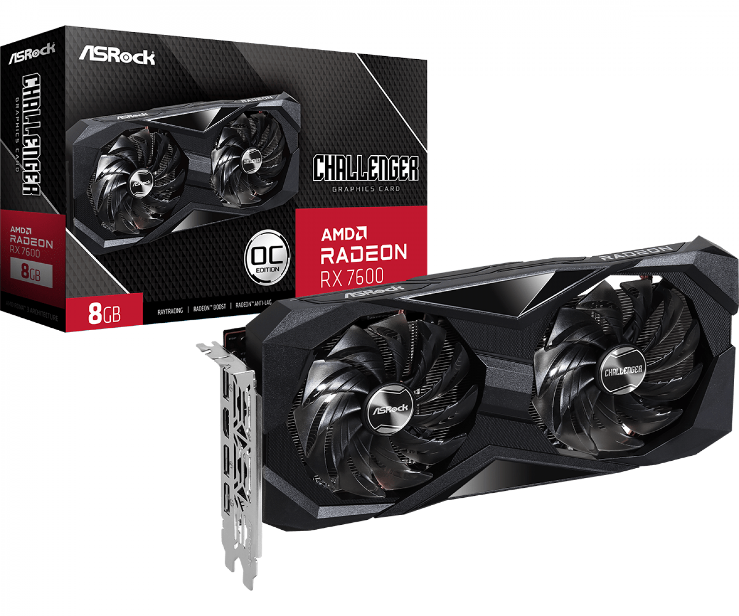 placa_de_video_asrock_rx_7600_8gb_challenger - Imagen completa 1