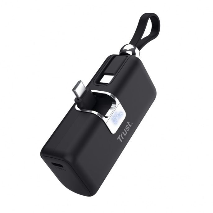 power_bank_trust_pacto_5000_pd_pocket_black - Imagen 3