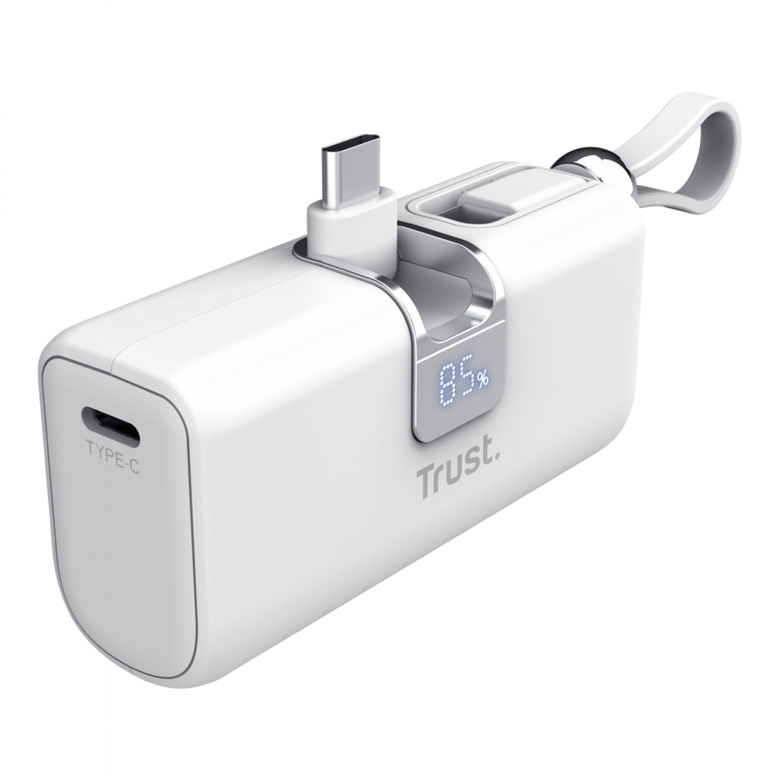 power_bank_trust_pacto_5000_pd_pocket_white - Imagen completa 4
