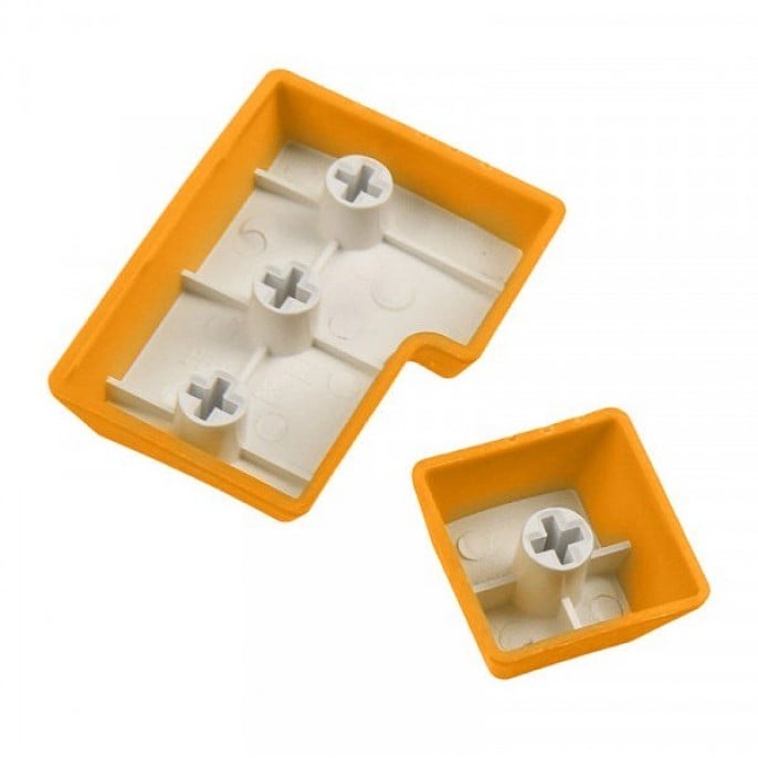 set_11_teclas_ducky_yellow_pbt_calidad_extrema_double_shot_keycap - Imagen 2