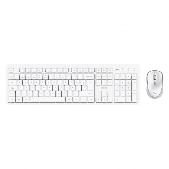 set_inalambrico_trust_ody_ii_teclado_resistente___mouse_silencioso_blanco - Imagen 6