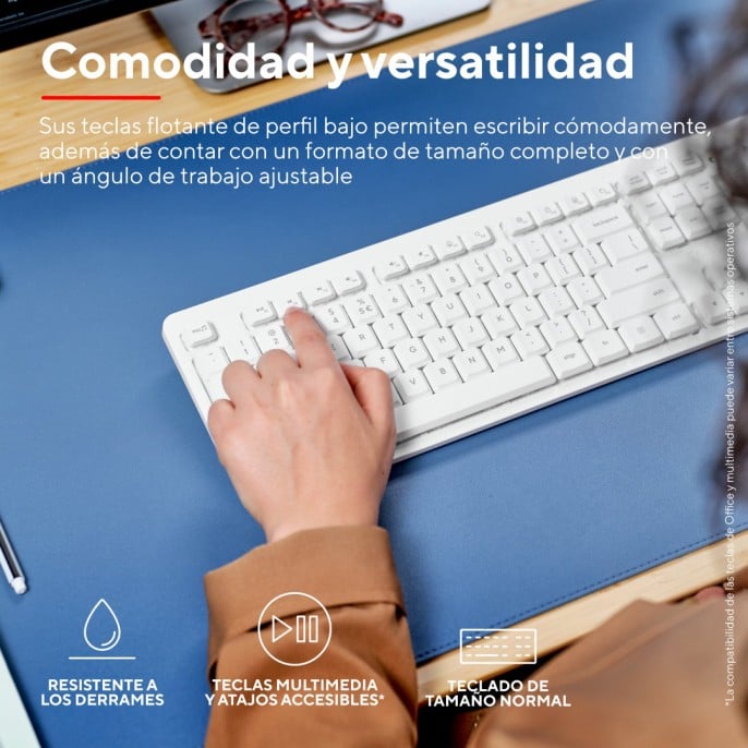 set_inalambrico_trust_ody_ii_teclado_resistente___mouse_silencioso_blanco - Imagen 4