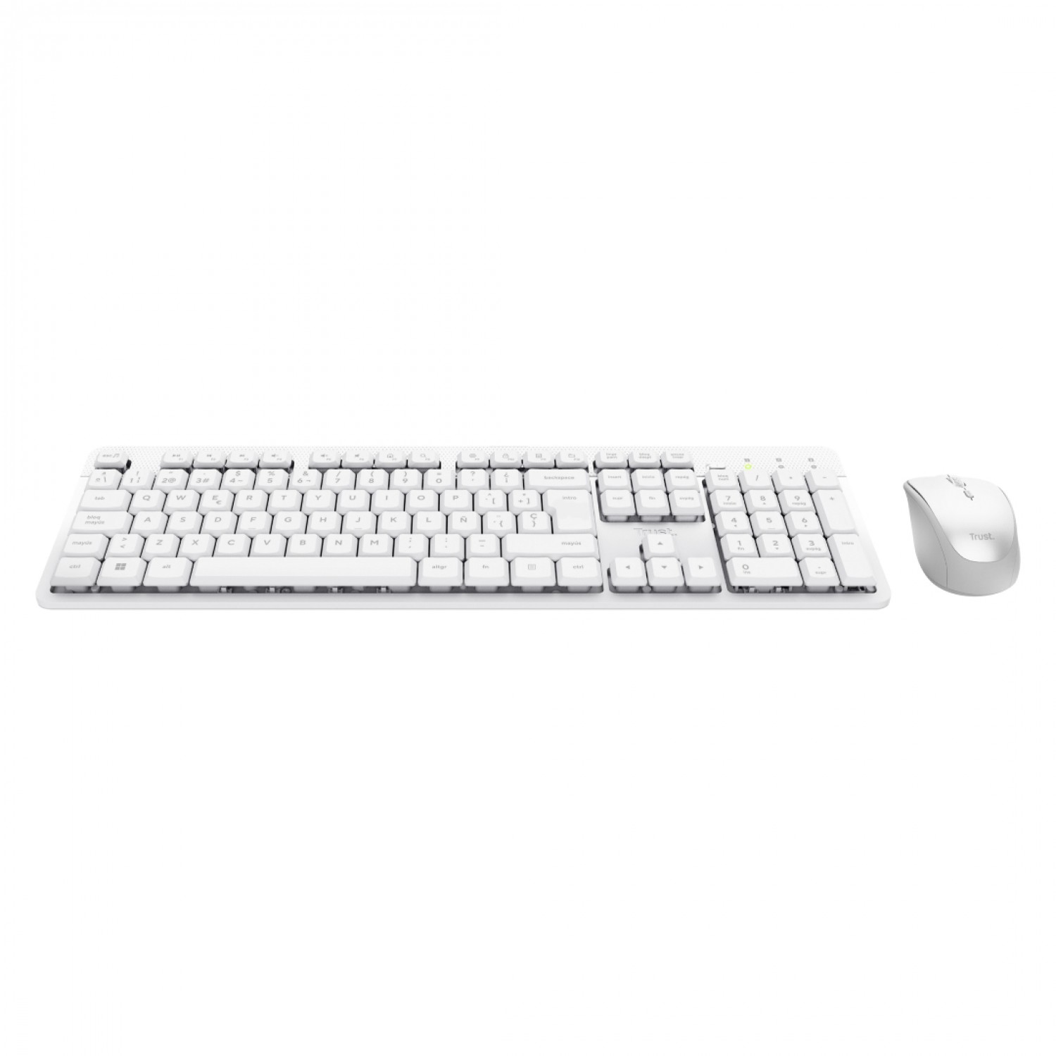 set_inalambrico_trust_ody_ii_teclado_resistente___mouse_silencioso_blanco - Imagen completa 7