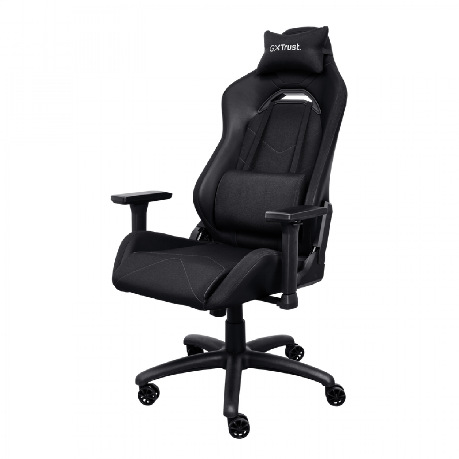 silla_gamer_gxtrust_714_ruya_ergonomica_y_transpirable_con_apoyo_3d_negro - Imagen completa 1