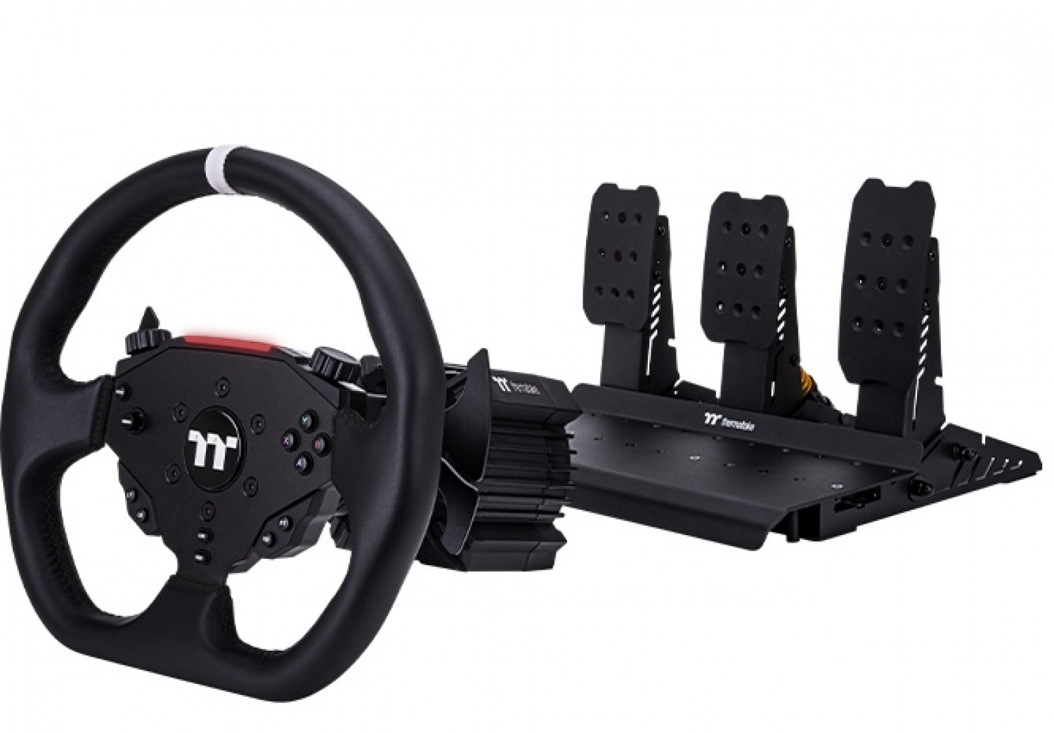 simulador_thermaltake_bundle_g6_volante_pedalera_triple_drive_racing_6nm_16bits - Imagen completa 1