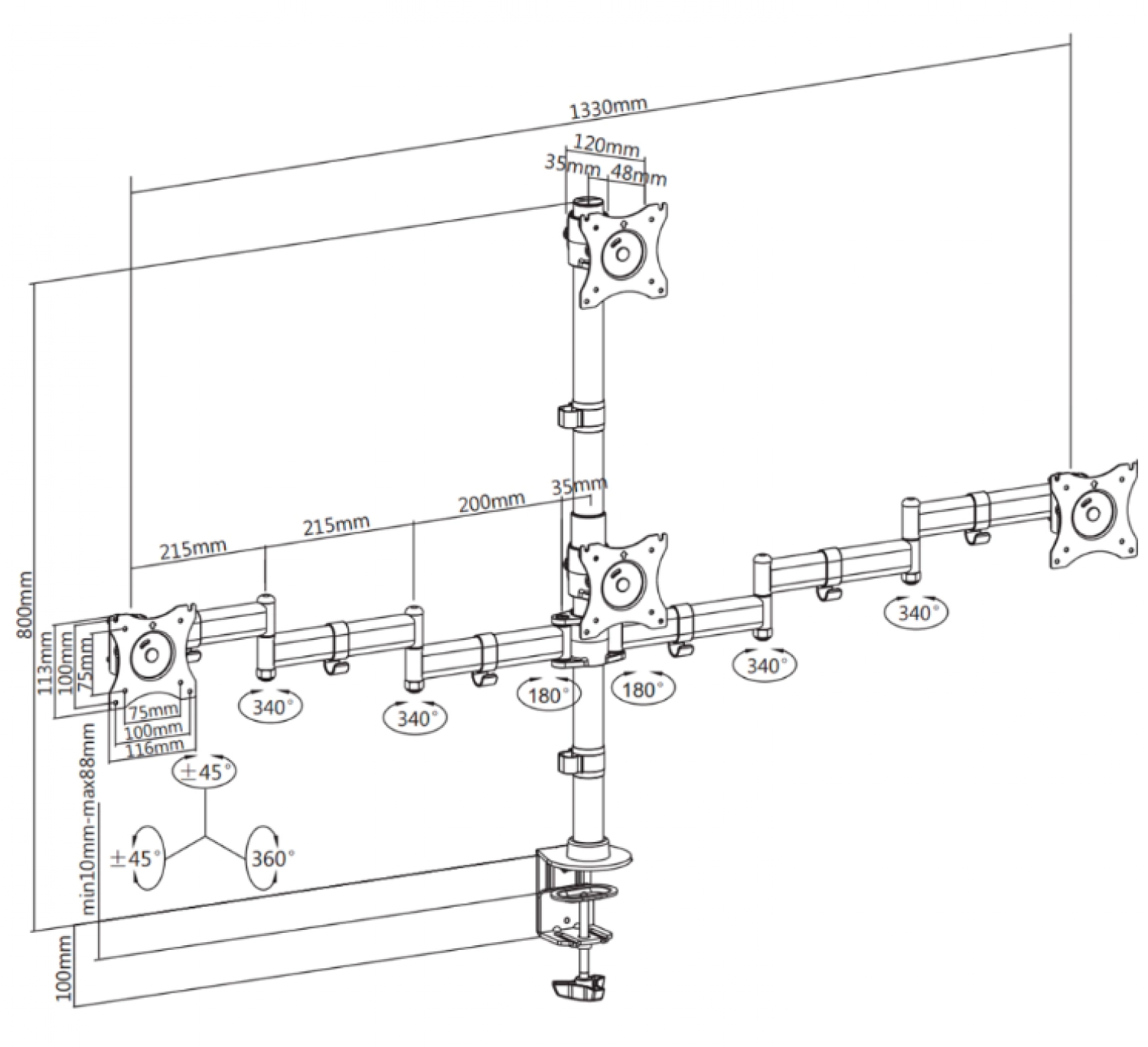 soporte_de_escritorio_cuadruple_intelaid_13_27_carga_maxima_32kg_it_db34e - Imagen completa 4
