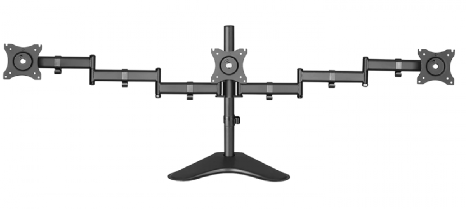 soporte_intelai_triple_escritorio_con_base_13_27_max_24kg - Imagen completa 1