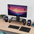 soporte_trust_monta_monitor_vidrio_stand_black - Miniatura 3