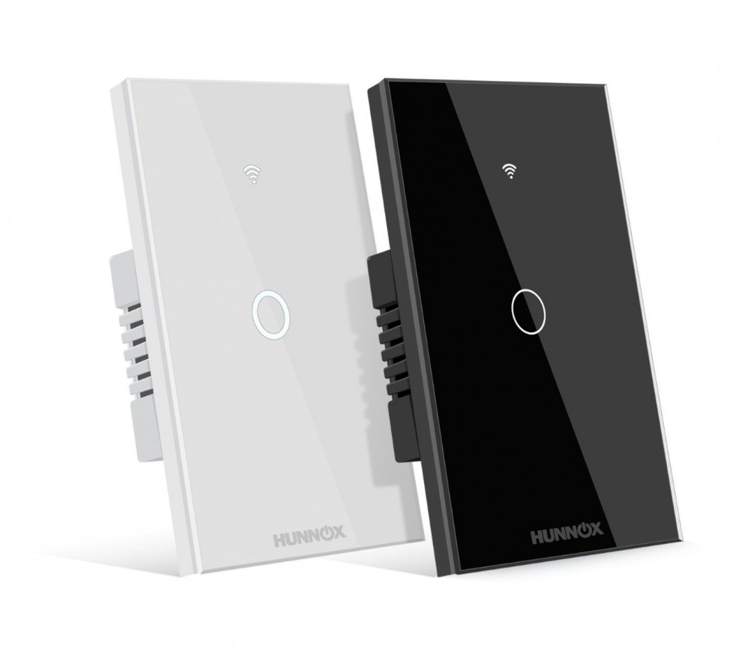 tecla_hunnox_smart_tactil_1_canal_blanco - Imagen completa 1