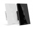 tecla_hunnox_smart_tactil_3_canales_blanco - Miniatura 1