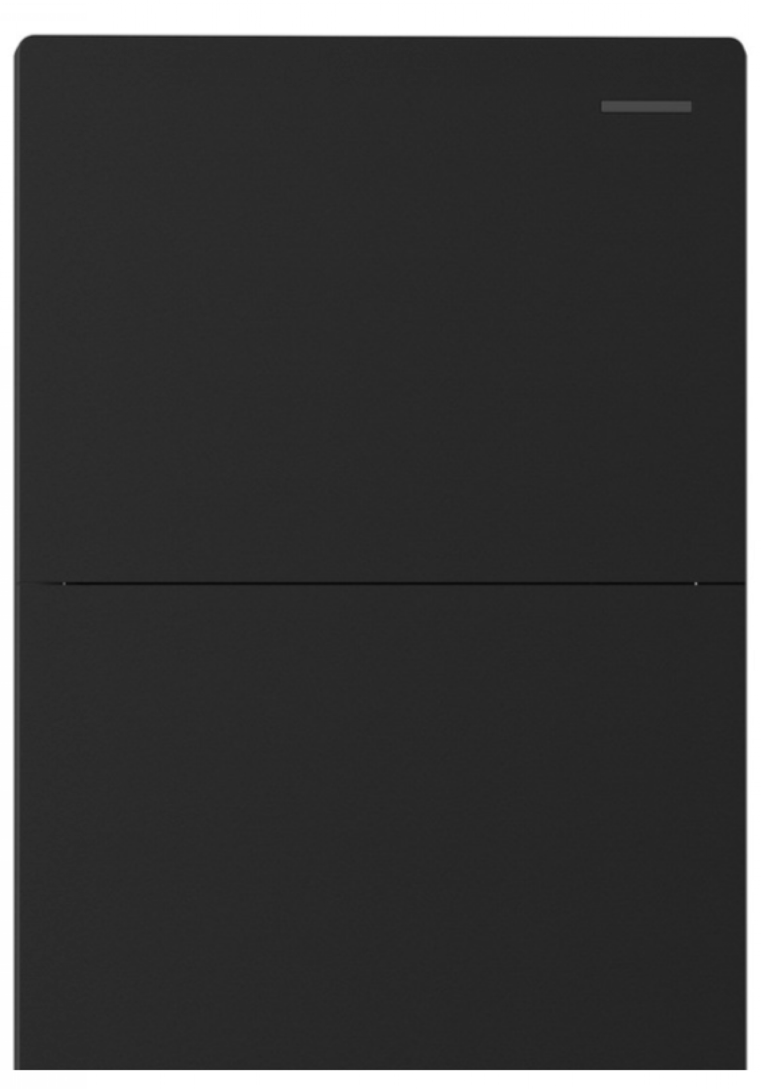 tecla_milan_negro_macroled__2_canal__2_vias__ac_250v__10a_max__bastidor_metalico - Imagen completa 1